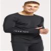 Solbari UPF 50+ Men's Sun Protection Long Sleeve Rashguard Aqua Sport Collection - Medium - Black - UV Protection, Sun Protective view 3