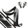 Yaruijia Lightweight Carbon Fiber Bicycle Water Bottle Cages with M5x12mm Titanium Screws for MTB Road Bike (Titanium Bolt+Matte) view 1