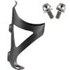 Yaruijia Lightweight Carbon Fiber Bicycle Water Bottle Cages with M5x12mm Titanium Screws for MTB Road Bike (Titanium Bolt+Matte) view 3