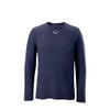 EvoShield Junior Long Sleeve Tee - Youth | Baseball/Softball | Navy Blue | S Small view 1