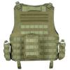 MGFLASHFORCE Tactical Airsoft Vest Adjustable Modular Paintball Vest (Green) view 2