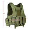 MGFLASHFORCE Tactical Airsoft Vest Adjustable Modular Paintball Vest (Green) view 3