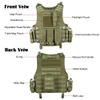 MGFLASHFORCE Tactical Airsoft Vest Adjustable Modular Paintball Vest (Green) view 4