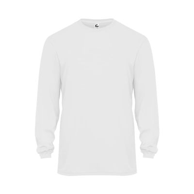 C2 L/S Tee White X-Large