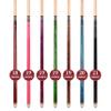 ASKA Set of Wrapless 2-Piece Billiard Pool Cues L3, 58" Hard Rock Canadian Maple, 13mm Hard Le Pro Tip, Mixed Weights and Colors (Set of 7 Sticks) view 3
