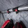 Eskimo Alloy Steel 30611 Ice Shelter Coat Hooks, Black, Standard view 3