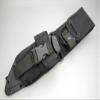 ESEE Black Molded Sheath, MOLLE Compatible Accessory Pocket, 2 Compartments, Black Plastic Pouch view 1