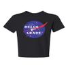 ALLNTRENDS Kids Youth T Shirt Hello 1st Grade Back to School Tee Cool Space (L, Black) view 1