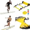Agility Ladder Speed Training Set: 16 Rung 8M Soccer Training Equipment for Kids with 12 Cones, Carrying Bag for Football Exercise Sports Footwork Training (Large) view 1