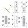 Agility Ladder Speed Training Set: 16 Rung 8M Soccer Training Equipment for Kids with 12 Cones, Carrying Bag for Football Exercise Sports Footwork Training (Large) view 3