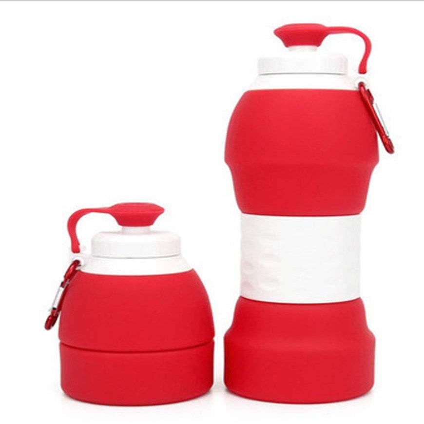 Folding Silicone Telescopic Water Cup Portable Fall-resistant Cup Outdoor Travel Sports Kettle Pocket Cup