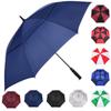 MRTLLOA Automatic Open Golf Umbrella, Extra-Large Oversized Double Canopy Vented Windproof Waterproof Stick Rain Golf Umbrellas for Men and Women (Navy Blue/68 in) view 1