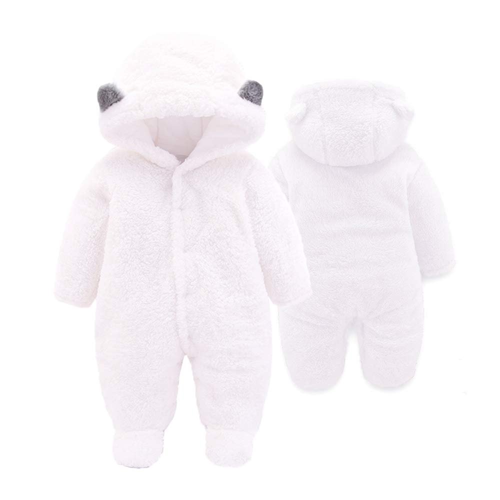 XMWEALTHY Unisex Baby Clothes Winter Coats Cute Newborn Infant Jumpsuit Snowsuit Bodysuits Registry for Baby Essentials Stuff