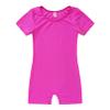 JEATHA Kids Boys Girls One Piece Bodysuit Short Sleeve Ballet Dance Leotard Gymnastics Sports Jumpsuit Purple 10 view 3