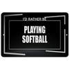 Makoroni - I'd Rather BE Playing Softball Hobby - Street Sign 12"x18" Aluminum, Des c68 view 1