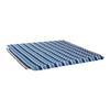 Aqua Ultimate Floating Water Mat  Heavy Duty Floating Island Pad with Expandable Zippers  Navy/White Stripe view 1