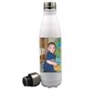 Personalized Water Bottle - Custom Water Bottle - 17 oz Vacuum Insulated Thermal Stainless Steel Water Bottle - Any Photo - Any Text - Any Logo view 3