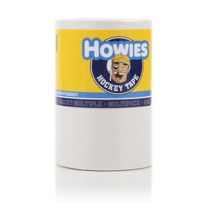Howies Hockey Tape - 5 Pack White Cloth Stick Tape - 1" x 20 Yards per Roll - Strong, Long-Lasting Grip for Hockey Stick, Lacrosse and Baseball