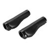 1 Pair PU Leather Handlebar Grips Lockable Handle Grips Cycling Accessory for Mountain Folding (Black) view 1
