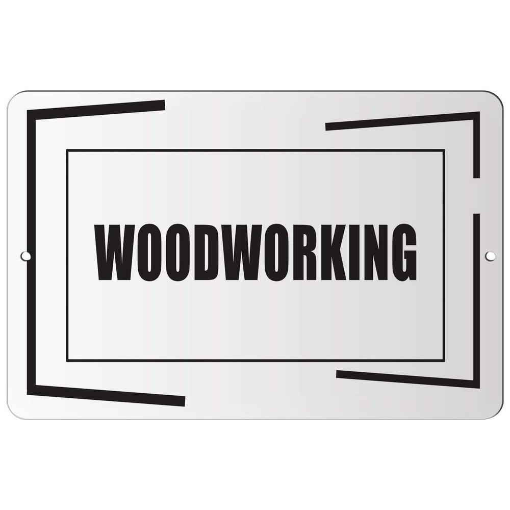 Makoroni - Woodworking Hobby - Street Sign 12"x18" Aluminum, Des j59