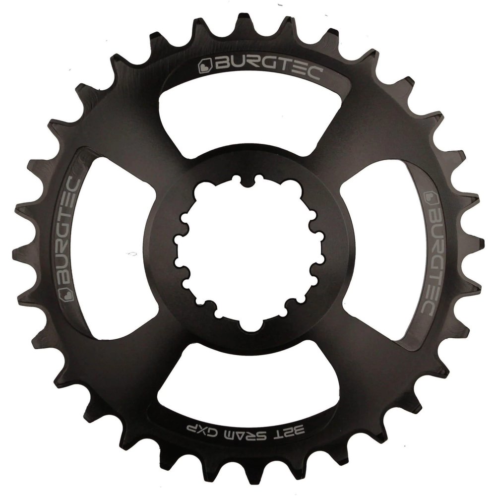 Burgtec GXP Thick Thin Chainrings Single (Anti Chain Drop) OCP DM 32T Black - 8263