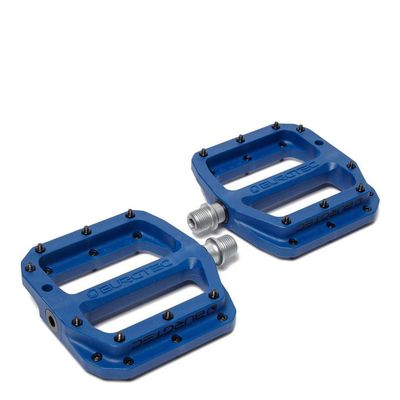 Burgtec MK4 Composite Flat Pedals - Deep Blue