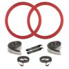 Sunlite City Tire CST1218 OEM 26 x 2.125 Wire Bead Street Durable Town Tube Rim Strip Lever Bundle (Red) view 1