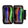 wifreo 10pcs/Box Fly Fishing Flies Dragontail Fly Combo Set, Assorted Color Muskie Bass Fishing Lure Pike Fly Marabou Trolling Bait Streamer view 1