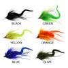 wifreo 10pcs/Box Fly Fishing Flies Dragontail Fly Combo Set, Assorted Color Muskie Bass Fishing Lure Pike Fly Marabou Trolling Bait Streamer view 4