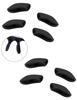 Betterun Black Replacement Nose Pads Pieces for Oakley Flak Draft OO9364 view 2