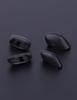 Betterun Black Replacement Nose Pads Pieces for Oakley Flak Draft OO9364 view 3