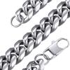 GoldChic 14mm Chunky Miami Chain Necklace, 316L Stainless Steel Cuban Link For Men & Women, Hip Hop Jewelry with Gift Box 22 inches view 1