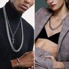 GoldChic 14mm Chunky Miami Chain Necklace, 316L Stainless Steel Cuban Link For Men & Women, Hip Hop Jewelry with Gift Box 22 inches view 2