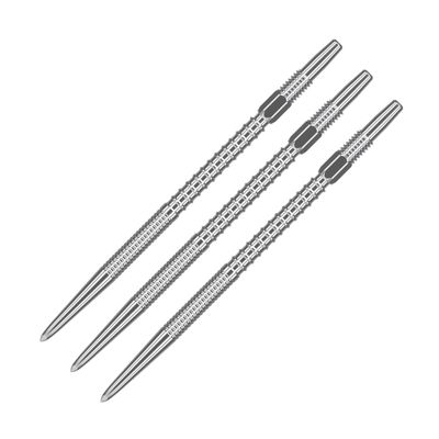 TARGET Darts Swiss Points, Fire Swiss Point Dart Tips (3 Pack Set of Tips) 30MM, Silver | Change Dart Points, Professional Darts Accessories