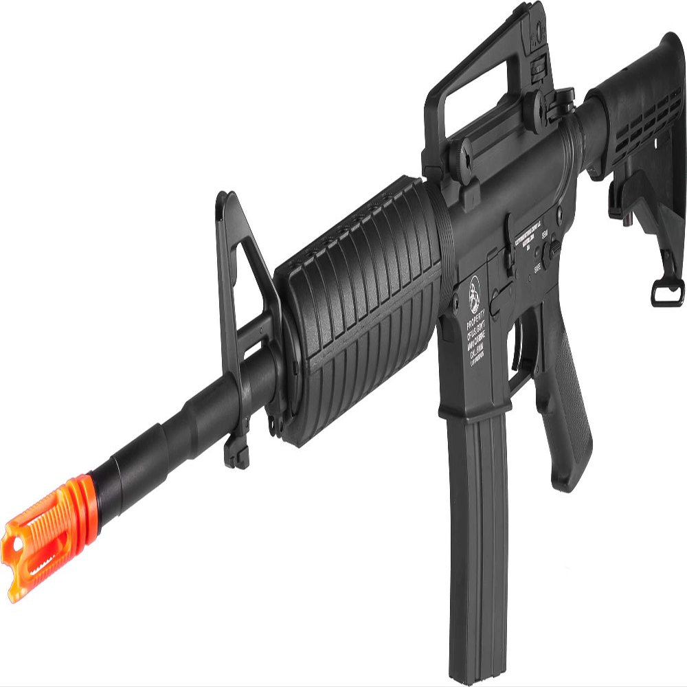 Evike Airsoft - Colt Licensed Metal M.4A1 Car.Bine Airsoft AEG Ri.fle (Enhanced Li-Po Ready Upgraded Gearbox)
