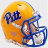 Riddell Pittsburgh Panthers NCAA Revolution Speed Mini Football Helmet Pitt view 1
