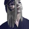 AIBEARTY Women Masquerade Metal Head Chain Mask Face Headwear Chain Jewelry for Party Nightclub Dance Halloween Cosplay view 1