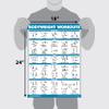 Palace Learning 2 Pack - Bodyweight Workout Exercise Poster Set - Volume 1 & 2 - Laminated Body Weight Exercise Chart - (18" x 24") view 3