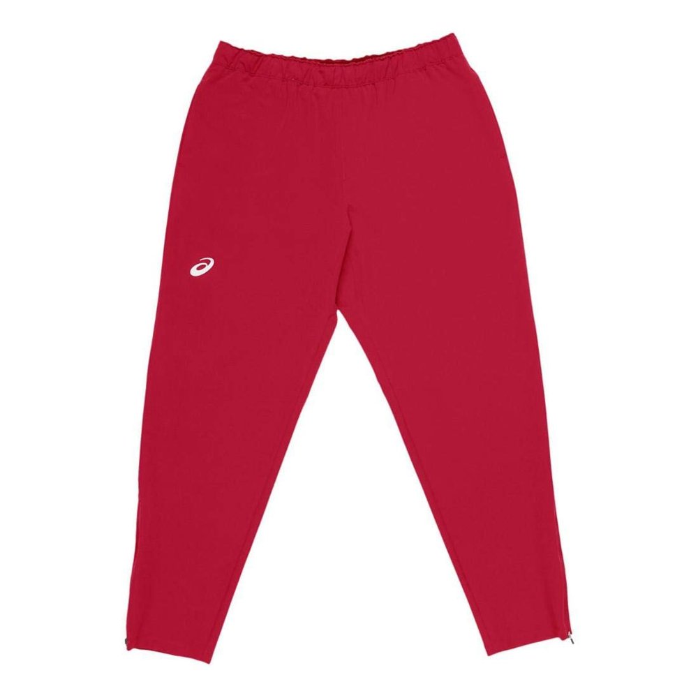 ASICS Team Woven Track Bottom, Team Red, Medium