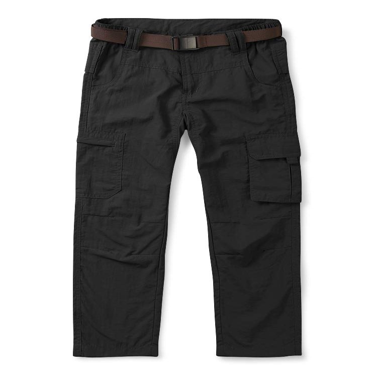 Mesinsefra Kids' Hiking Pants,Boy's Casual Outdoor Quick Dry Lightweight Waterproof Climbing Camping Fishing Trousers Black 130cm-6 Years