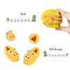 JACKSHIBO Girls Boys Home Slippers Warm Dinosaur House Slippers For Toddler Fur Lined Winter Indoor shoes Yello 7-8 Toddler view 3