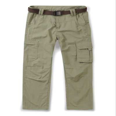 Mesinsefra Kids' Hiking Pants,Boy's Casual Outdoor Quick Dry Lightweight Waterproof Climbing Camping Fishing Trousers Khaki 120cm-5 Years