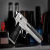 Evike Airsoft - WE-Tech Airsoft Silver DE 50 AE Metal Blowback Airsoft Pistol by Cybergun view 4
