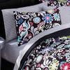 Casa Paradise Black Floral Bed in A Bag Set, Full view 3