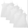 4 Pack: Active Basic Cami Tanks in Many Colors - White, White, White, White, Medium view 1