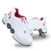 MLyzhe Deformation Roller Shoes Male and Female Skating Shoes Adult Children's Automatic Walking Shoes Invisible Pulley Shoes Skates with Double-Row Deform Wheel view 1