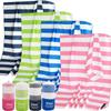 Sfee 2 in 1 Microfiber Beach Towel, Quick Dry Towel Camping Towel Travel Towel Super Absorbent Compact Lightweight Sports Gym Towels Set for Beach, Gym, Hiking, Pool, Backpacking, Bath, Yoga view 1