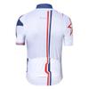 JPOJPO USA Cycling Jersey Men Short Sleeve Bike Shirts Biking Jersey Summer American Bicycle Tops with 3 Pockets Reflective view 2