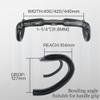 Bicycle Road Handlebars Carbon Handlebar Road Bike Drop Bars handlebars Aero Handlebars for Road Bike 31.8 440mm gravel bars bent bike handle bar city bikes Drop bars bicycle handlebar view 3