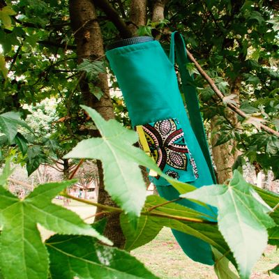 yoga mat bags for women (Aquamarine